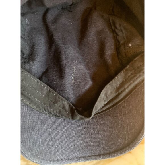 Distressed Denim Blue Newsboy Cabbie Adjustable Cap Hat - Picture 6 of 6